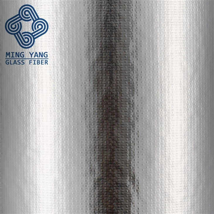 Aluminum Foil Glass Fiber Laminated Fiberglass Tape Fabric Facing Piping
