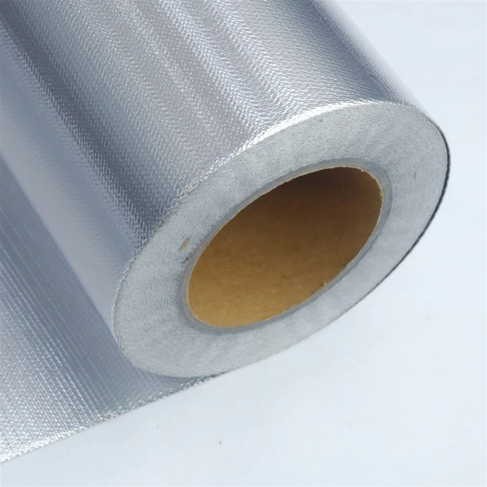 High Strength Double-sided Aluminum Foil Composite Fiberglass Cloth B6460 factory